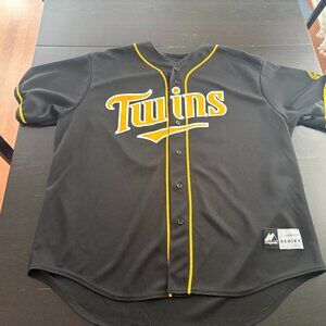 Mens Majestic Minnesota Twins Signature Series 59 Kevin Slowey Jersey XL